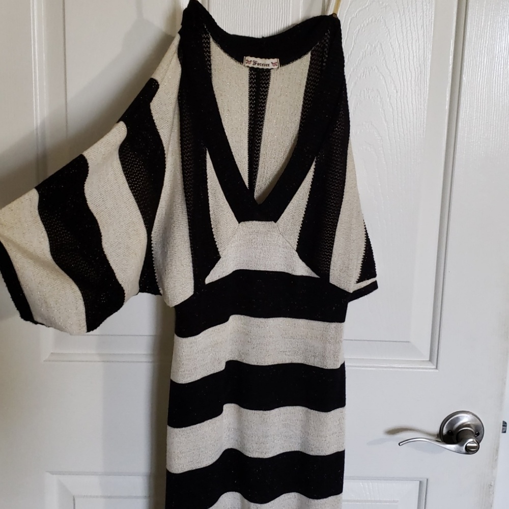 Strip shirt/dress